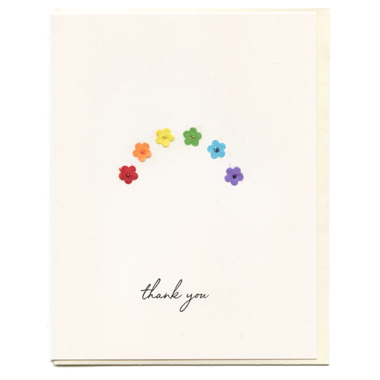 "Thank You" Flowers Card