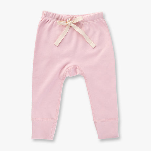 Sapling - Dusty Pink Heart Pants (0-3 mos)