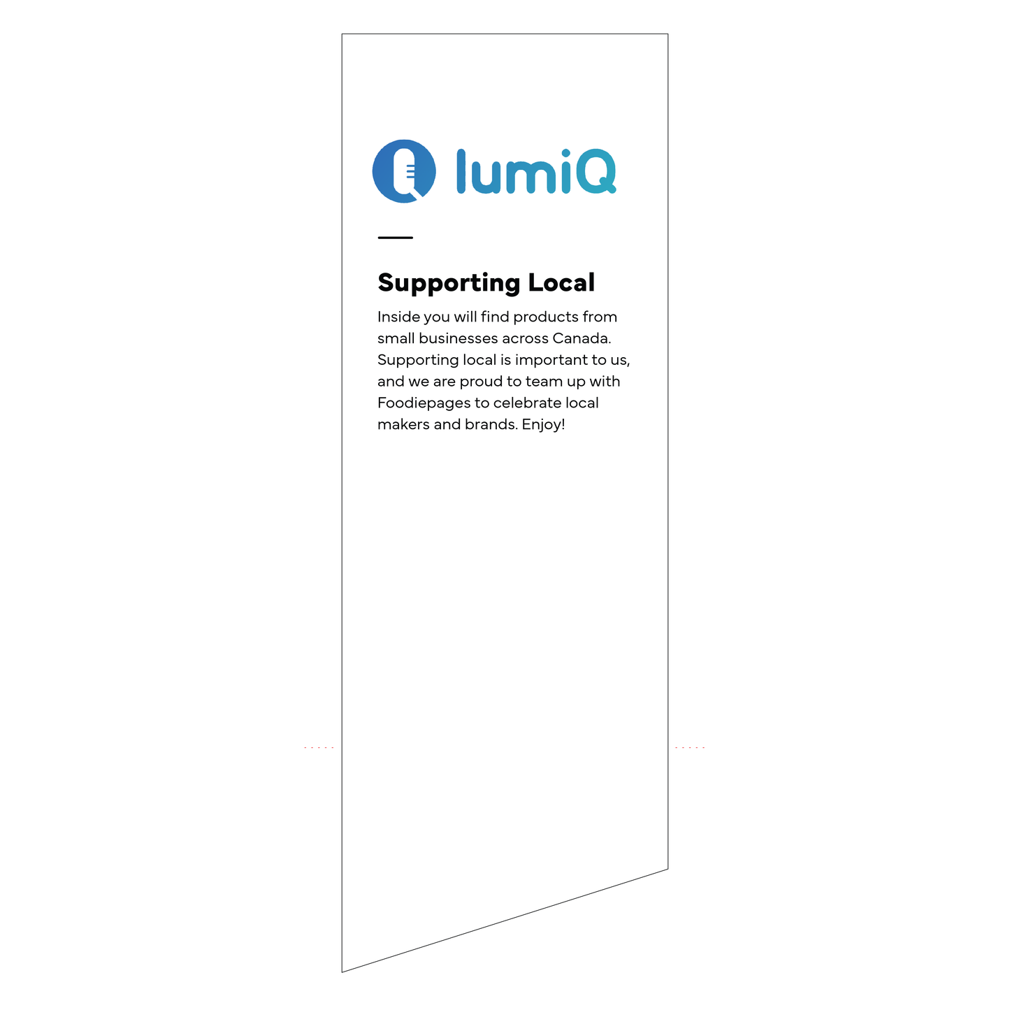 LumIQ Box Sticker (Supporting Local)