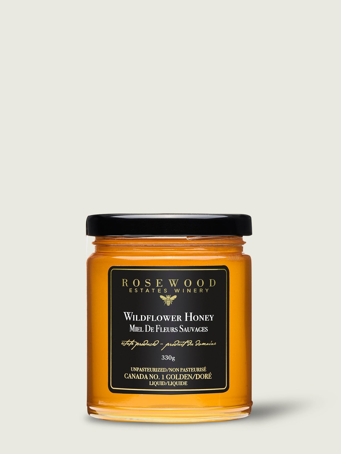 Rosewood Honey - Honey glass jar 330g