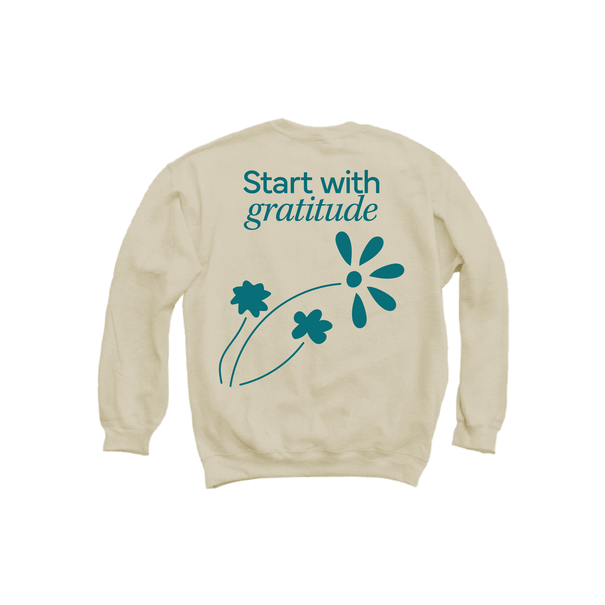 Gratitude Crewneck Ivory - Unisex